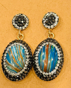 Semi_Precious Stone Earrings