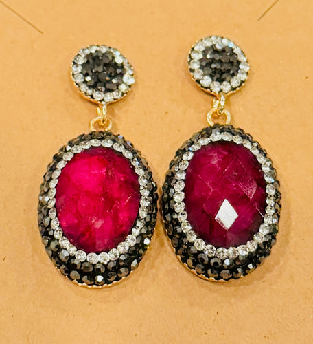 Semi_Precious Stone Earrings