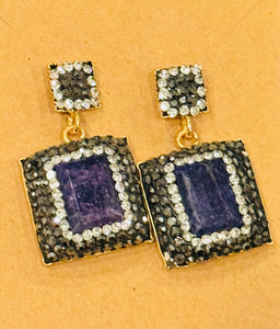 Semi_Precious Stone Earrings