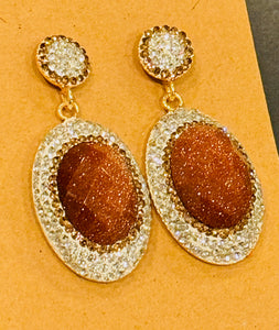 Semi_Precious Stone Earrings