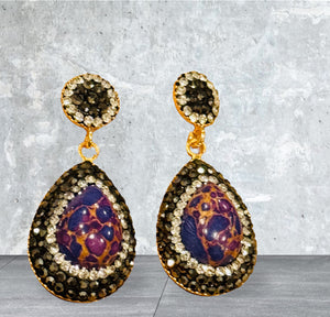 Semi_Precious Stone Earrings