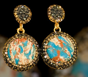 Semi_Precious Stone Earrings