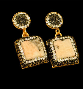 Semi_Precious Stone Earrings