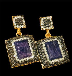 Semi_Precious Stone Earrings