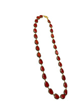 Amber color cat eye stone Necklace