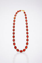 Amber color cat eye stone Necklace