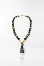 Tri color cat eye stone Necklace