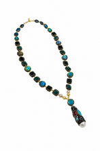 Tri color cat eye stone Necklace