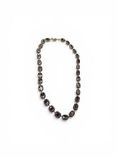 Light pink cat eye stone necklace