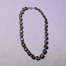 Light pink cat eye stone necklace