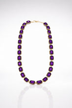 Purple color cat eye stone Necklace