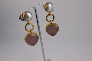 STONE EARRING