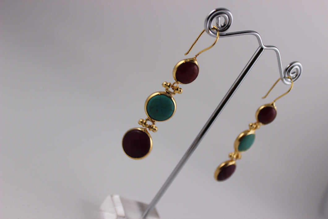 STONE EARRINGS