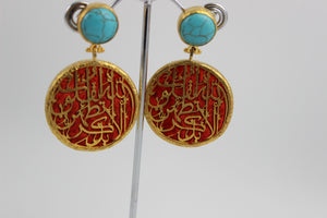 CALLIGRAPHY EARRINGS