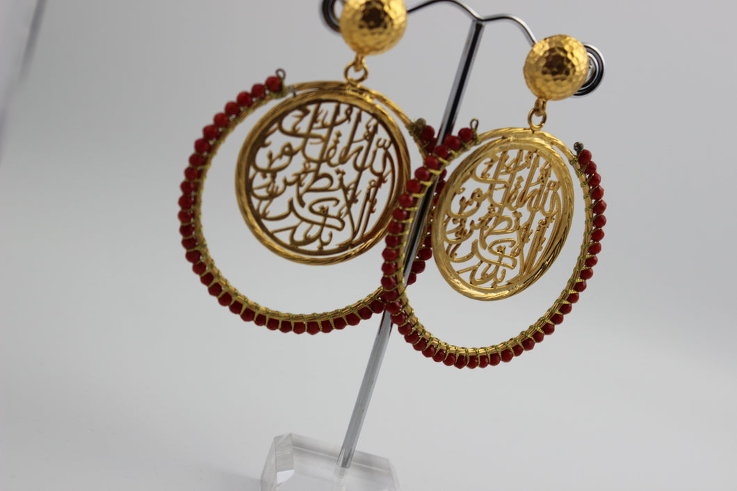 CALLIGRAPHY EARRINGS