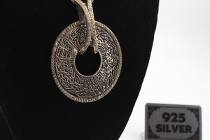 Arabic Calligraphy Silver Pendants