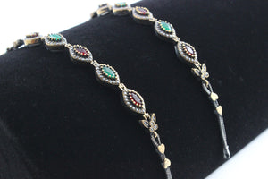 Silver Bracelets with Semi Precious Stone work from Turkey.