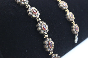 Silver Bracelets with Semi Precious Stone work from Turkey.