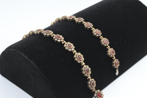 Silver Bracelets with Semi Precious Stone work from Turkey.