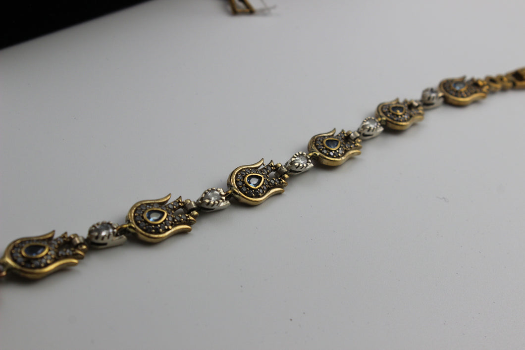 Silver Bracelets with Semi Precious Stone work from Turkey.