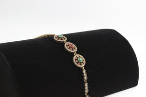 Silver Bracelets with Semi Precious Stone work from Turkey.